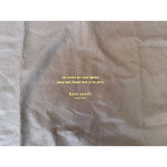 Kate Spade Medium Brown Dust Bag Purse Protection Case Slip - Picture 3 of 3